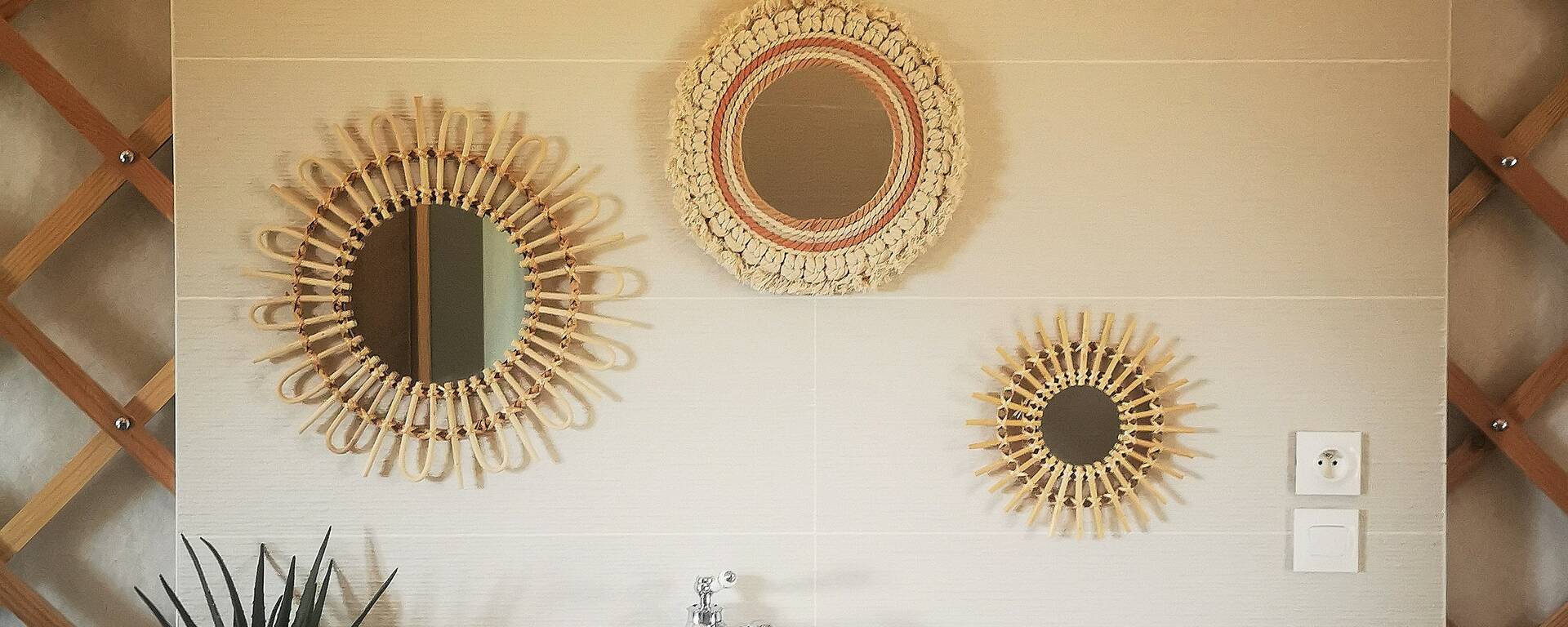 Salle de bains- Yourte Liandra -Pompiac- Savès-France