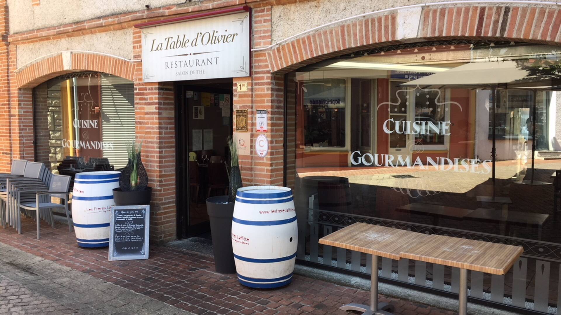 Restaurant la Table d'Olivier, Samatan, Lombez, Savès, Gers, Gascogne, France