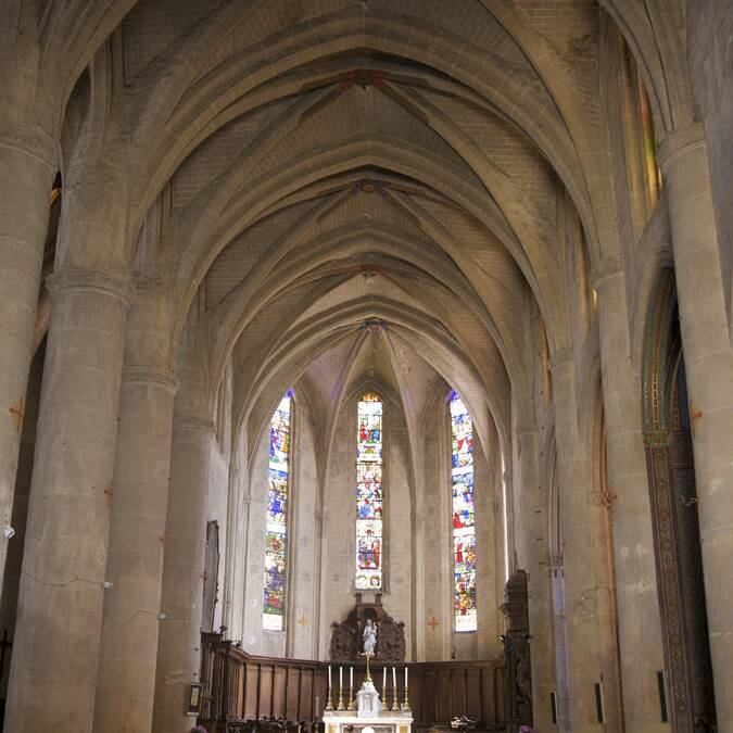 Nef de la Cathédrale Sainte Marie, Lombez, Savès