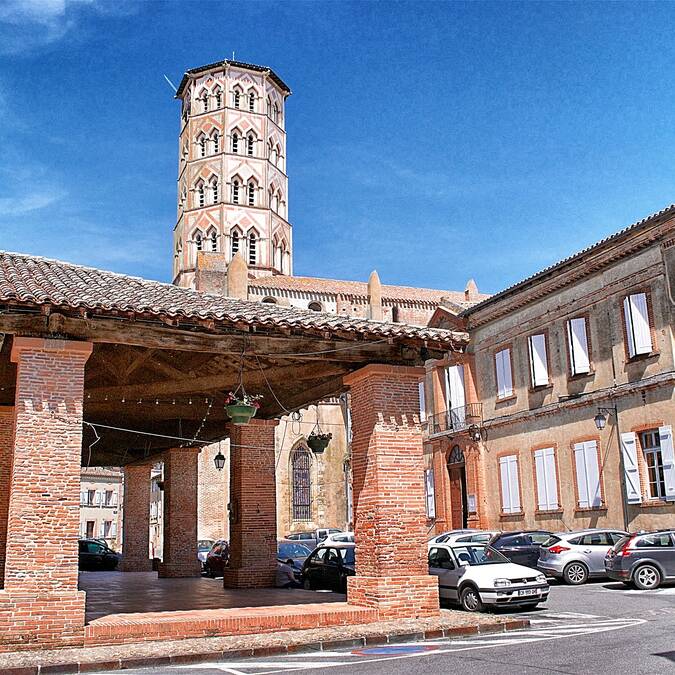 Cathédrale Sainte Marie, Lombez, Samatan, Savès, Gers, Gascogne, France. 