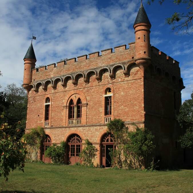 Château de Caumont, Cazaux-Savès, Lombez, Samatan, Gers, Gascogne, France